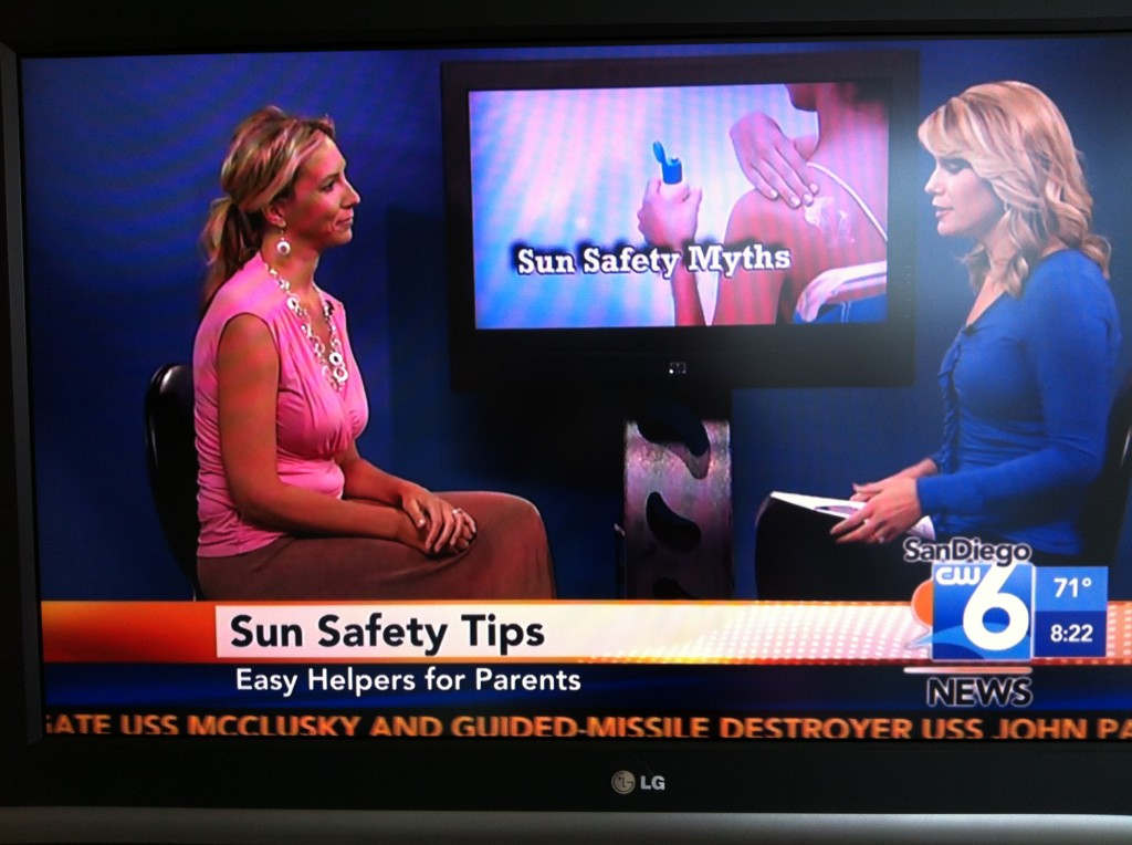 Erika Elmuts of ConsciousParents.org on San Diego 6 News Sunscreen