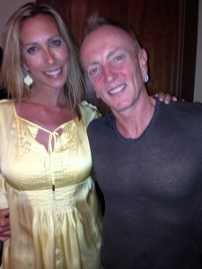 Erika With Phil Collen of Def Leppard